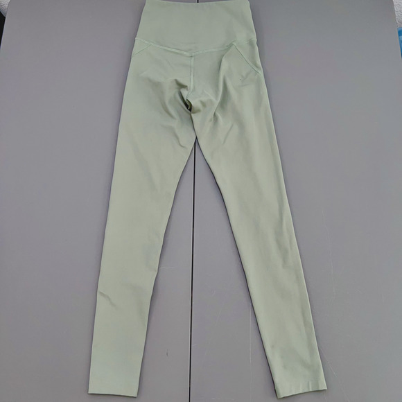 Girlfriend Collective Leggings Women's XS Light Green 27" inseam 10" Rise - Picture 1 of 9